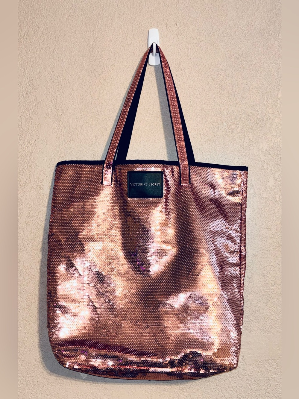 Victoria’s Secret Pink Sequin Tote Bag - Picture 2 of 6